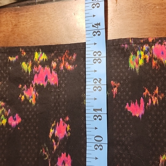 Pam & Gela Neon Ditsy Dress sz Small - Picture 13 of 15